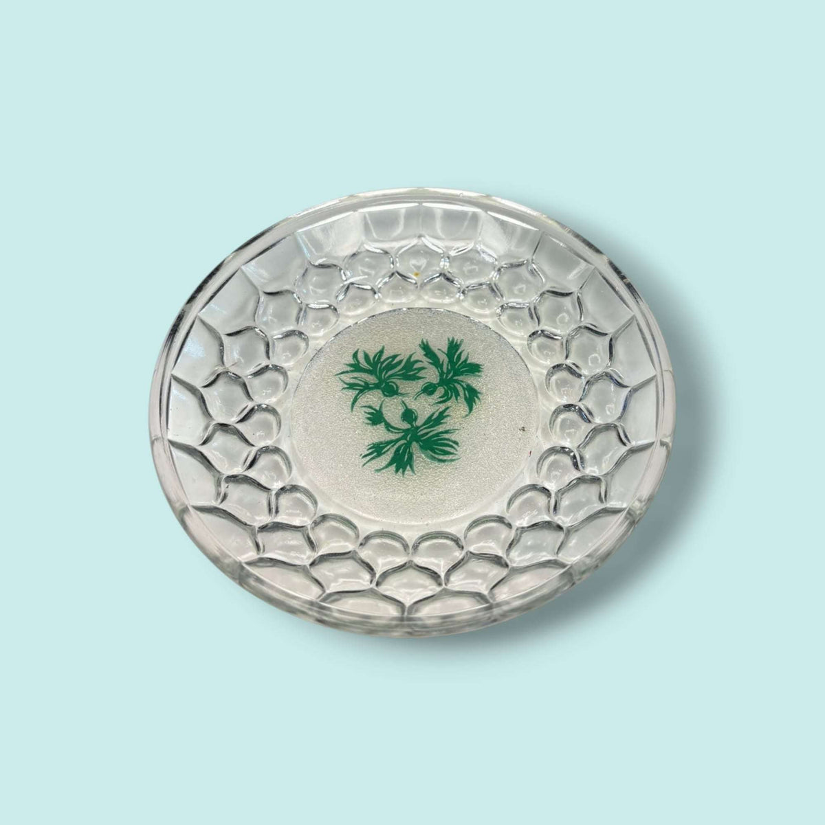 Juego de platos de cristal para canapés elegante y único - Cositas Antiguas – La Guadaña, Anticuarios Online en Jerez , vender antigüedades, muebles antiguos