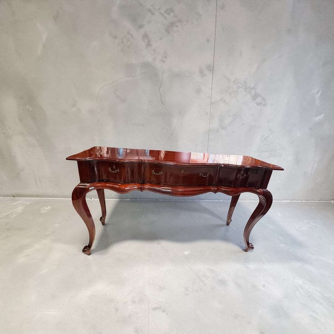 Consola de caoba con cubertero | Mueble antiguo único - Cositas Antiguas – La Guadaña, Anticuarios Online en Jerez , vender antigüedades, muebles antiguos