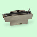 Esta máquina de escribir Hispano Olivetti conserva el encanto de la escritura mecánica y el valor decorativo de los objetos que