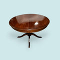 Mesa extensible de caoba con taracea para comedor - Cositas Antiguas – La Guadaña, Anticuarios Online en Jerez , vender antigüedades, muebles antiguos