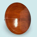 Mesa extensible de caoba con taracea para comedor - Cositas Antiguas – La Guadaña, Anticuarios Online en Jerez , vender antigüedades, muebles antiguos