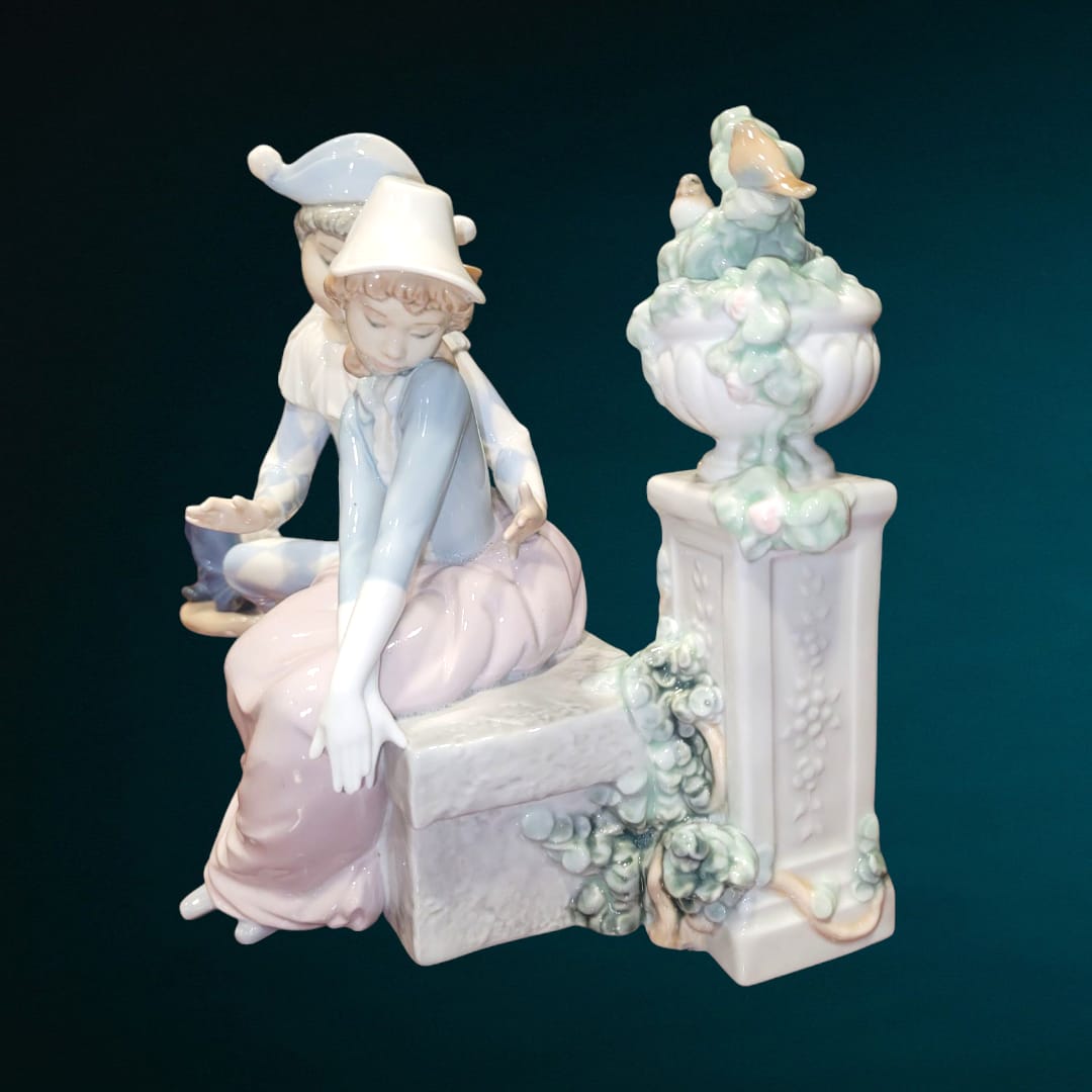 Figura de porcelana NAO LLADRÓ "Amor precioso" única - Cositas Antiguas – La Guadaña, Anticuarios Online en Jerez , vender antigüedades, muebles antiguos