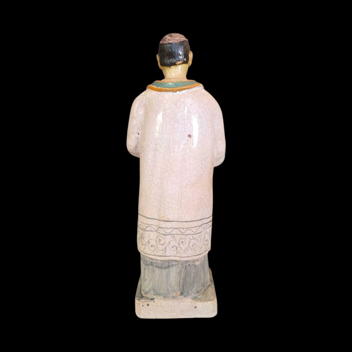 Figura de San Mathurin en terracota: arte y devoción - Cositas Antiguas – La Guadaña, Anticuarios Online en Jerez , vender antigüedades, muebles antiguos