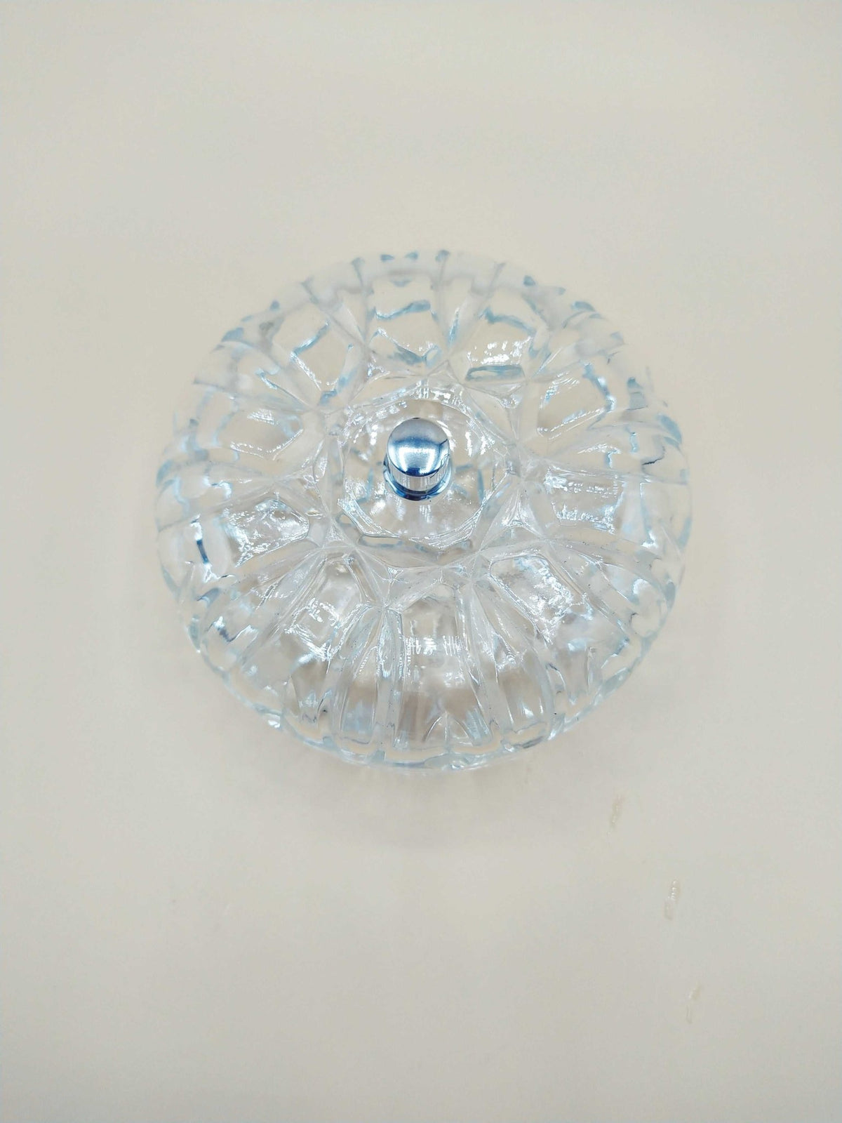 Caja-joyero de cristal con tirador de plata | Elegancia y calidad - Cositas Antiguas – La Guadaña, Anticuarios Online en Jerez , vender antigüedades, muebles antiguos