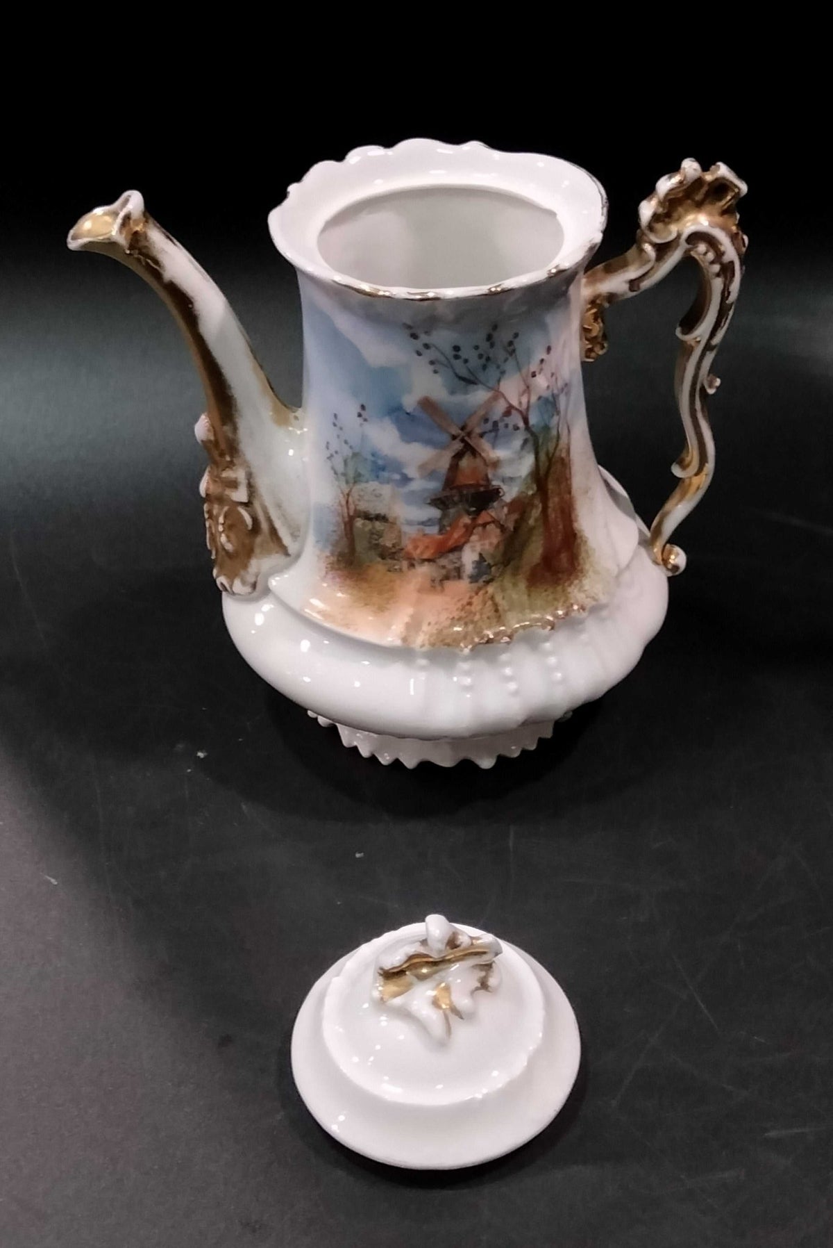 Juego de Café Tu y Yo de Porcelana Limoges, 1915-1934 - Cositas Antiguas – La Guadaña, Anticuarios Online en Jerez , vender antigüedades, muebles antiguos
